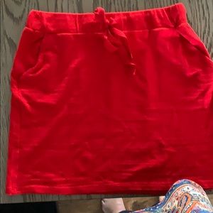 Sam Slub Skirt textured jogger from The Loft